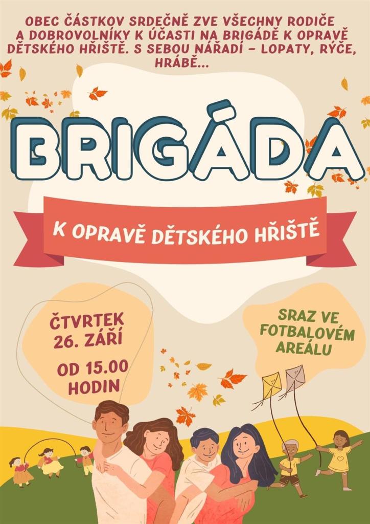 Brigáda ve&nbsp;sportovním areálu