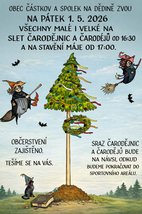 čarodějnice a májka