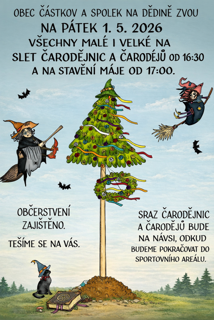 čarodějnice a májka